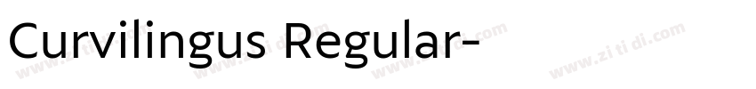 Curvilingus Regular字体转换